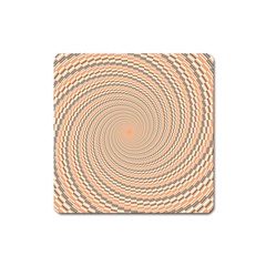 Background Spiral Abstract Template Swirl Whirl Square Magnet