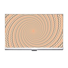 Background Spiral Abstract Template Swirl Whirl Business Card Holder