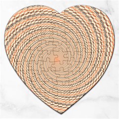 Background Spiral Abstract Template Swirl Whirl Jigsaw Puzzle (Heart)