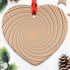 Background Spiral Abstract Template Swirl Whirl Heart Ornament (two Sides) by Jancukart