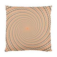 Background Spiral Abstract Template Swirl Whirl Standard Cushion Case (two Sides)