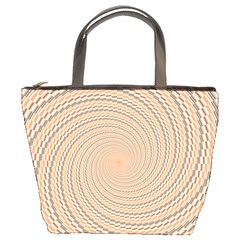 Background Spiral Abstract Template Swirl Whirl Bucket Bag by Jancukart