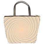 Background Spiral Abstract Template Swirl Whirl Bucket Bag Back