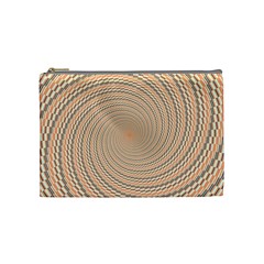 Background Spiral Abstract Template Swirl Whirl Cosmetic Bag (medium)