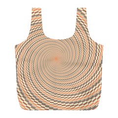 Background Spiral Abstract Template Swirl Whirl Full Print Recycle Bag (L)