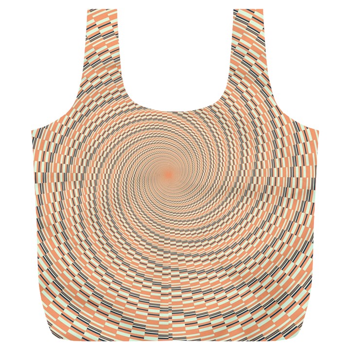 Background Spiral Abstract Template Swirl Whirl Full Print Recycle Bag (XL)