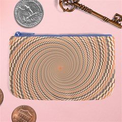 Background Spiral Abstract Template Swirl Whirl Large Coin Purse by Jancukart