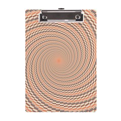 Background Spiral Abstract Template Swirl Whirl A5 Acrylic Clipboard