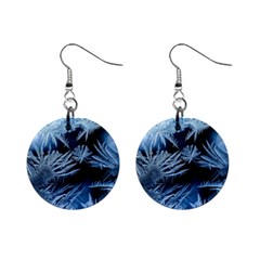 Pattern Frosty Frost Glass Mini Button Earrings by Jancukart