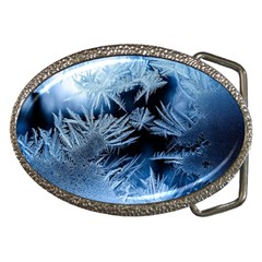 Pattern Frosty Frost Glass Belt Buckles by Jancukart