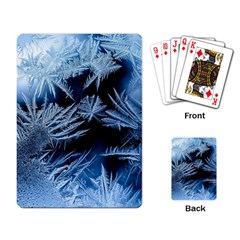 Pattern Frosty Frost Glass Playing Cards Single Design (rectangle) by Jancukart