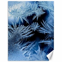 Pattern Frosty Frost Glass Canvas 18  X 24  by Jancukart