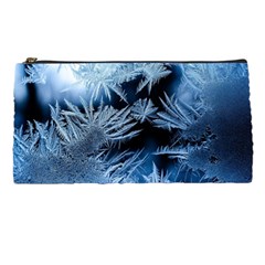 Pattern Frosty Frost Glass Pencil Case by Jancukart