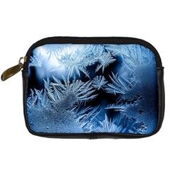 Pattern Frosty Frost Glass Digital Camera Leather Case