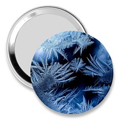 Pattern Frosty Frost Glass 3  Handbag Mirrors by Jancukart