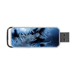 Pattern Frosty Frost Glass Portable Usb Flash (two Sides)