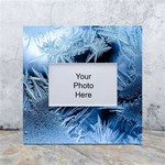 Pattern Frosty Frost Glass White Box Photo Frame 4  x 6  Front