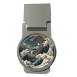 Sea Dragon Kanagawa Sea Monster Money Clips (Round)  Front