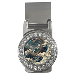 Sea Dragon Kanagawa Sea Monster Money Clips (cz) 