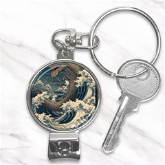 Sea Dragon Kanagawa Sea Monster Nail Clippers Key Chain