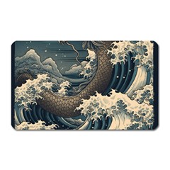 Sea Dragon Kanagawa Sea Monster Magnet (rectangular)