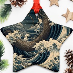 Sea Dragon Kanagawa Sea Monster Star Ornament (two Sides)