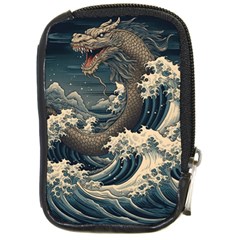 Sea Dragon Kanagawa Sea Monster Compact Camera Leather Case