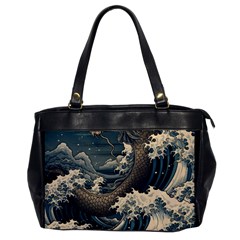 Sea Dragon Kanagawa Sea Monster Oversize Office Handbag by Jancukart