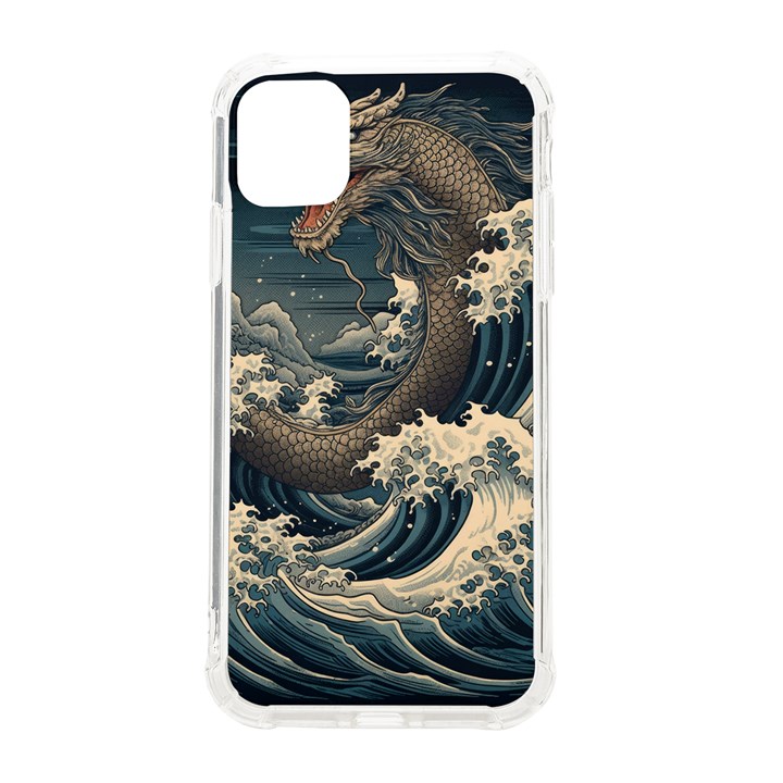 Sea Dragon Kanagawa Sea Monster iPhone 11 TPU UV Print Case