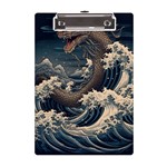 Sea Dragon Kanagawa Sea Monster A5 Acrylic Clipboard Front