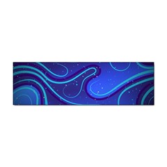 Spiral Shape Blue Abstract Sticker (bumper)