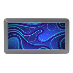 Spiral Shape Blue Abstract Memory Card Reader (mini) by Jancukart