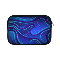 Spiral Shape Blue Abstract Apple Ipad Mini Zipper Cases