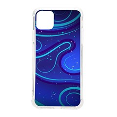 Spiral Shape Blue Abstract Iphone 11 Pro Max 6 5 Inch Tpu Uv Print Case