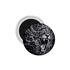 Lion Furious Abstract Desing Furious 1 75  Magnets by Jancukart