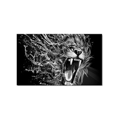 Lion Furious Abstract Desing Furious Sticker Rectangular (10 Pack) by Jancukart