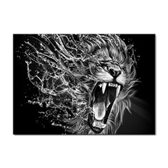 Lion Furious Abstract Desing Furious Sticker A4 (10 Pack) by Jancukart