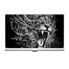 Lion Furious Abstract Desing Furious Business Card Holder