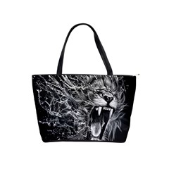 Lion Furious Abstract Desing Furious Classic Shoulder Handbag