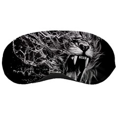 Lion Furious Abstract Desing Furious Sleeping Mask