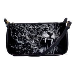 Lion Furious Abstract Desing Furious Shoulder Clutch Bag