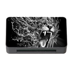 Lion Furious Abstract Desing Furious Memory Card Reader With Cf by Jancukart