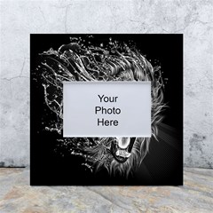 Lion Furious Abstract Desing Furious White Box Photo Frame 4  X 6  by Jancukart