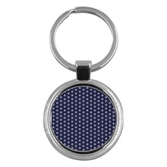 Snowflakes Abstract Snowflake Abstract Pattern Key Chain (round)