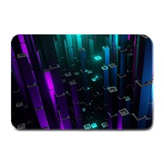 Abstract Building City 3d Plate Mats