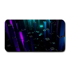 Abstract Building City 3d Medium Bar Mat