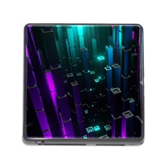 Abstract Building City 3d Memory Card Reader (square 5 Slot)