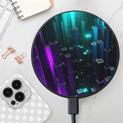 Abstract Building City 3d Wireless Fast Charger(black)