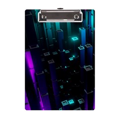 Abstract Building City 3d A5 Acrylic Clipboard