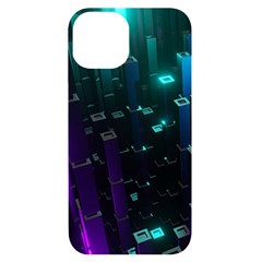 Abstract Building City 3d Iphone 14 Black Uv Print Case